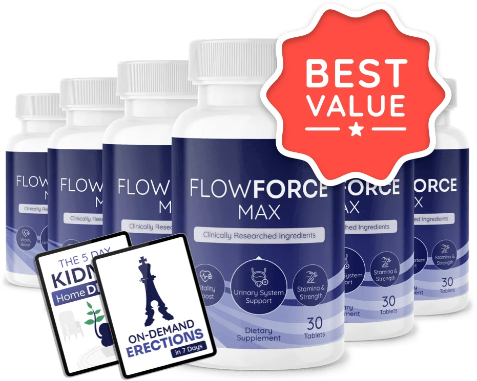 FlowForce Max - 6 bottles -image